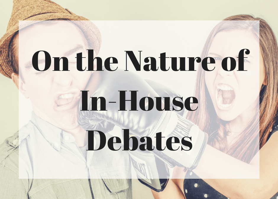 On the Nature of In-House Debates