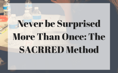 Never be Surprised More Than Once: The SACRRED Method